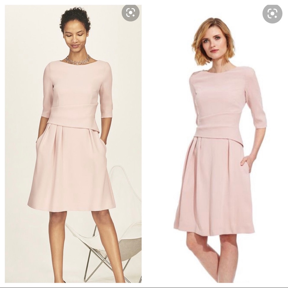 The Fold London Camelot Dress in Blush